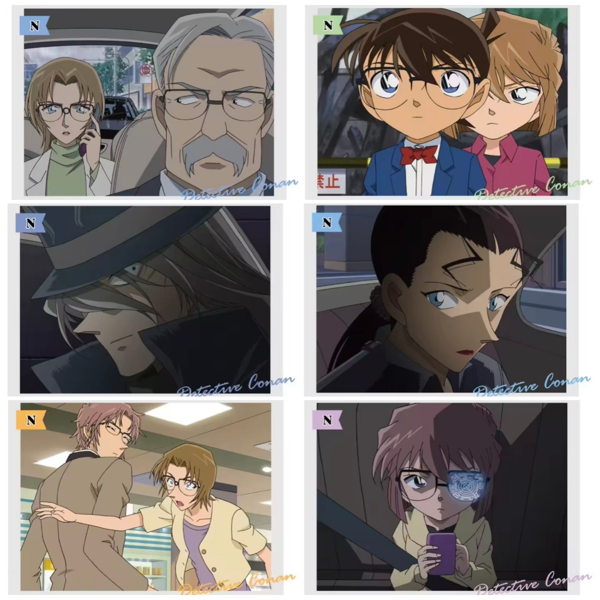 正版名侦探柯南觅影三收藏卡单卡散卡N拍立得卡