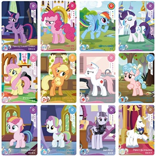 正版小马卡牌辉月8五弹R单卡合集云宝碧琪紫悦柔柔苹果