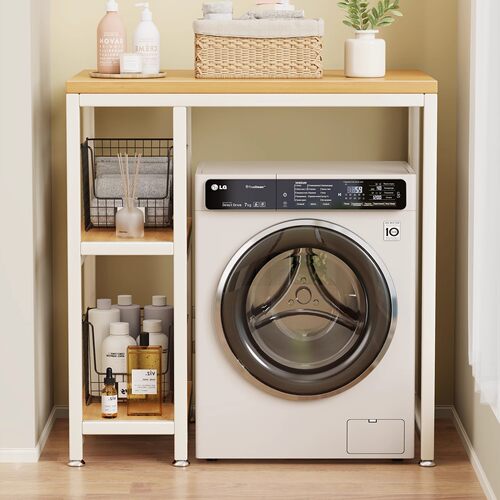 Over Washer and Dryer Shelves Washing machine top rack