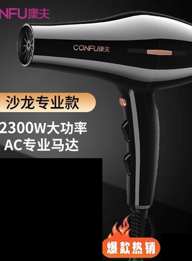 Professional Ionic Hair Dryer, 2300W Fast Drying Low Noise