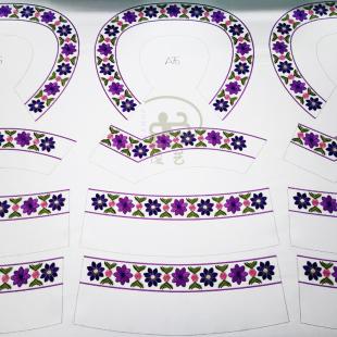 2022新品 少数民族风壮族托肩布依族绣花刺绣diy花边绣条4.7厘米宽