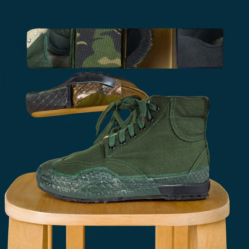 工地帆布胶鞋耐磨运动高帮