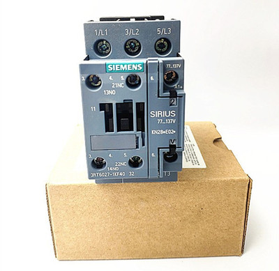 全新原装正品直流接触器3RT6027-1KF40 DC77-137V 现货
