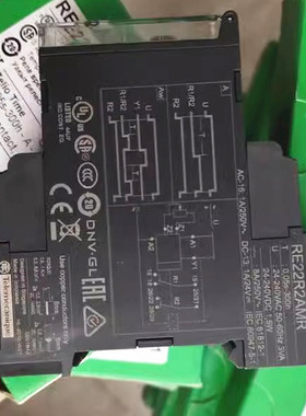 原装正品RE22R2AMR施耐德通电延时时间继电器 8A 1C/O 全新现货