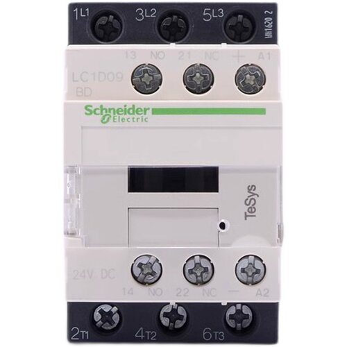 原装正品施耐德直流接触器LC1D09BD 24VDC le9Aith20A