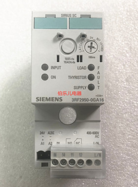 原装正品 西门子继电器附件负荷监控设备 3RF2950-0GA16