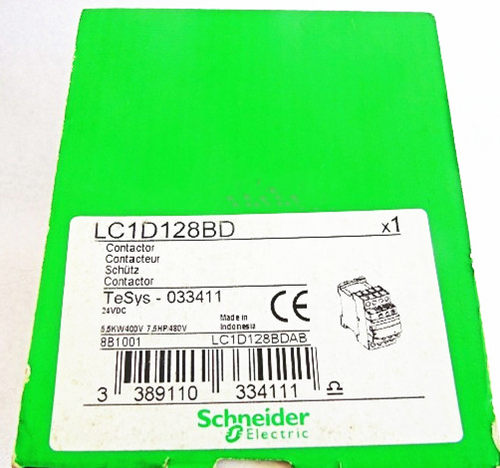 原装施耐德LC1D128BD四极直流接触器LC1-D128BD 24VDC