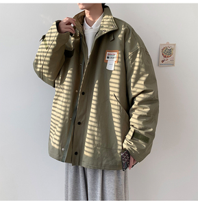 @港风工装潮牌棉服冬季新款双十二棉衣加厚外套上衣MY16P95