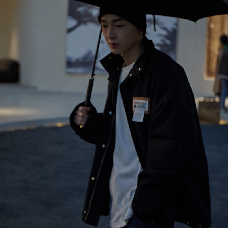 冬季新款双十二潮牌港风工装棉服青年棉衣加厚外套MY16P95,男装棉衣,电商A021A