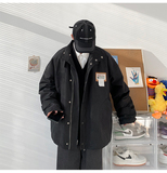@港风工装潮牌棉服冬季新款双十二棉衣加厚外套上衣MY16P95，男装棉衣，电商A021A