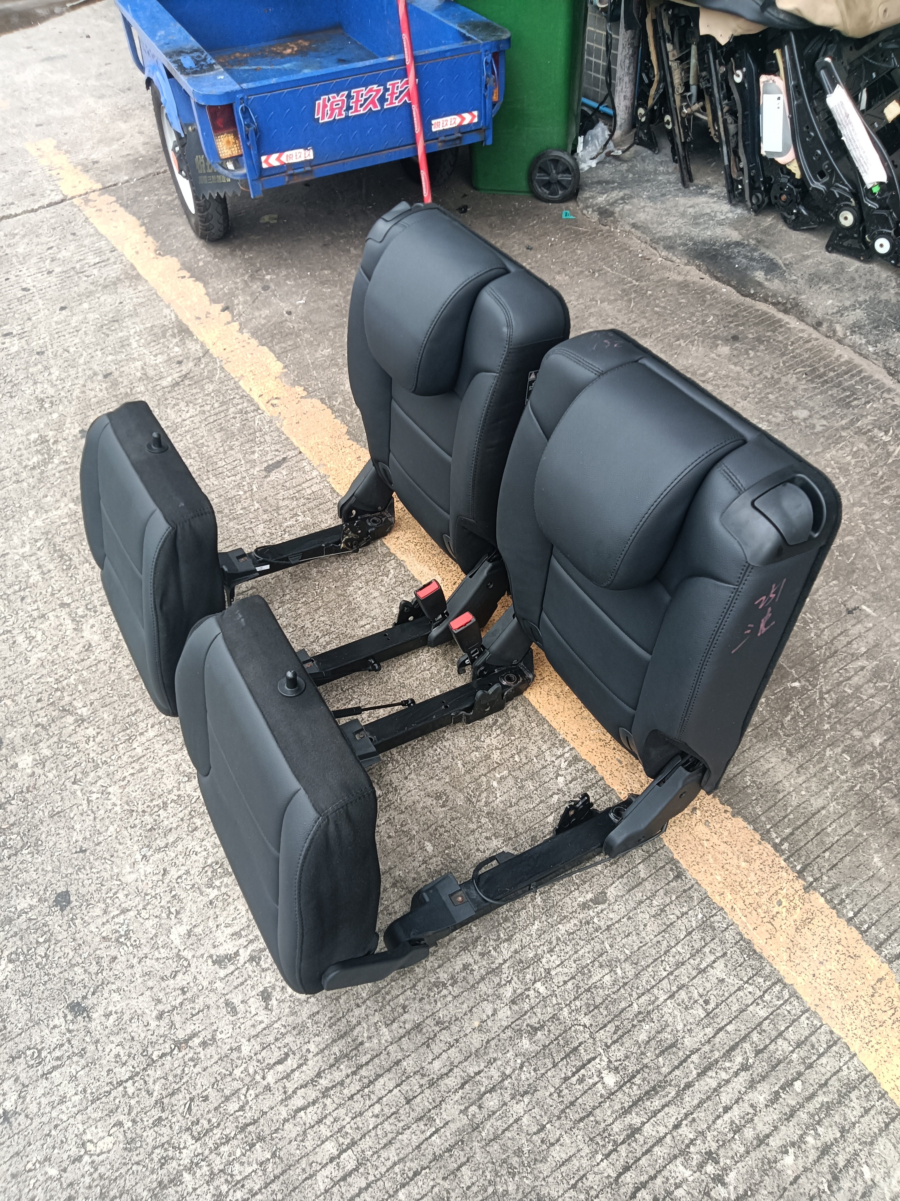 奔驰R300 R320 R350 多功能一键 折叠放平小座椅总成多种车型可改