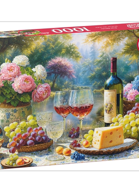 新品CherryPazzi樱桃进口拼图1000片水果和葡萄酒30950