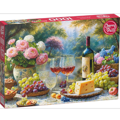 新品CherryPazzi樱桃进口拼图1000片水果和葡萄酒30950
