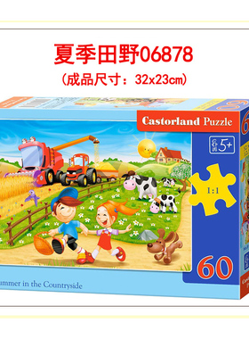 Castorland 巧思 进口儿童拼图 60片系类适合5-6岁