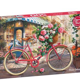 新品现货樱桃波兰进口拼图500片 鲜花速递20180