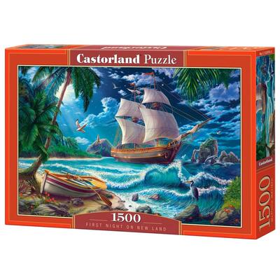 新品现货Castorland巧思进口拼图1500片 探索新大陆152070