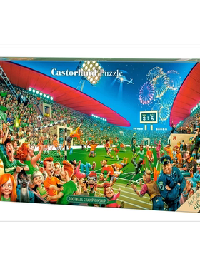 新品Castorland巧思进口拼图4000片 足球锦标赛400393
