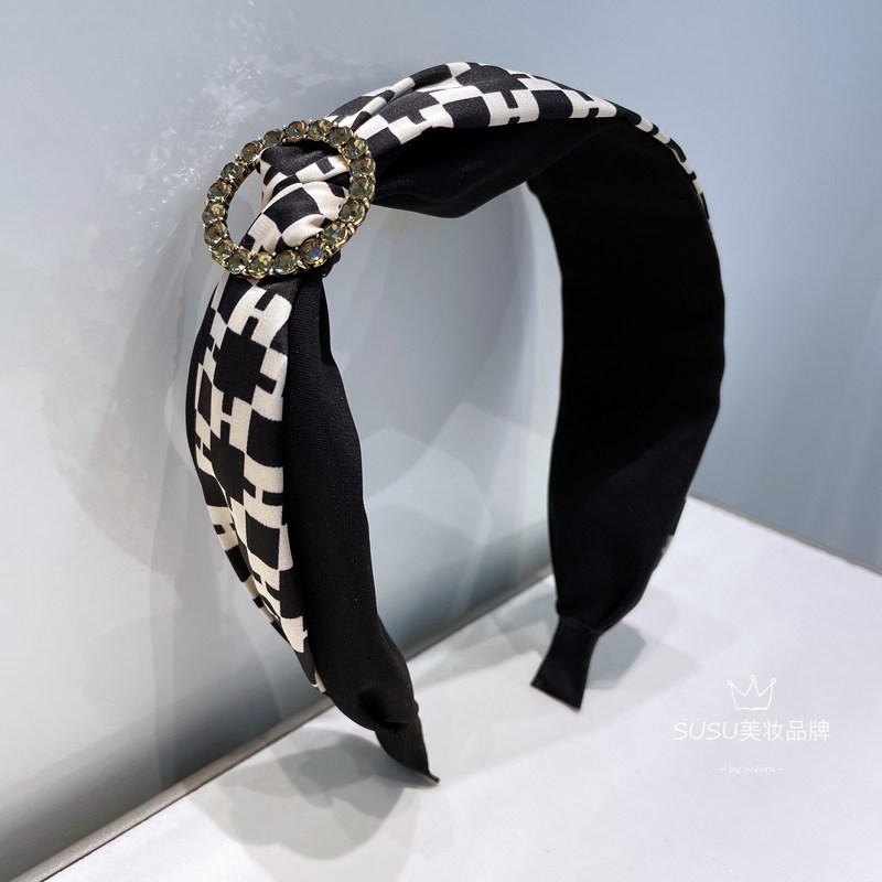发箍女韩国气质大牌头箍镶钻高级感压发卡宽边显脸小百搭头饰发饰