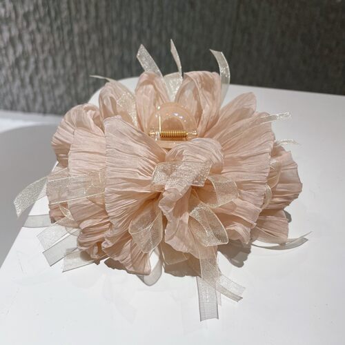 仙气绢纱蝴蝶结温柔系抓夹韩国