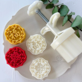 50g中式 喜庆福喜酥饼磨具喜饼福饼中秋月饼模具绿豆糕宝宝辅食模