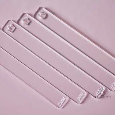 23456mm亚克力翻糖饼干皮平衡尺