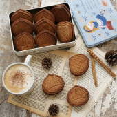 网红卡通松果亲子diy手工栗子烘焙工具日式 新款 板栗夹心饼干模具