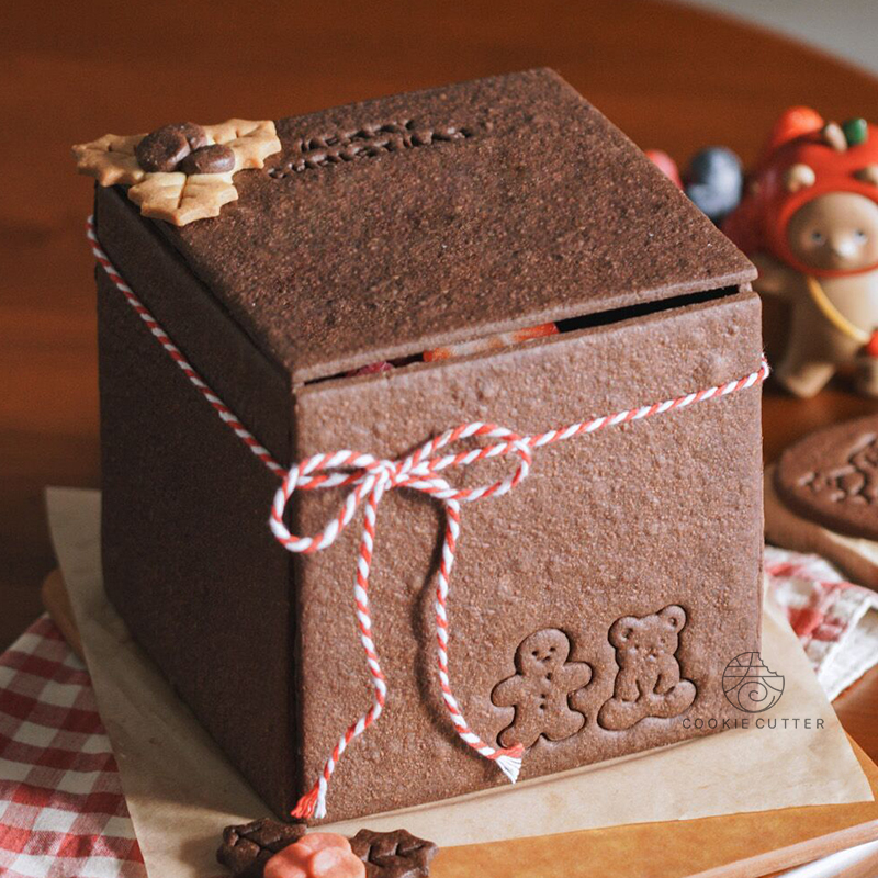 咻酱小食堂饼干盒子蛋糕烘焙工具百搭字母模可爱抱抱系列饼干模具