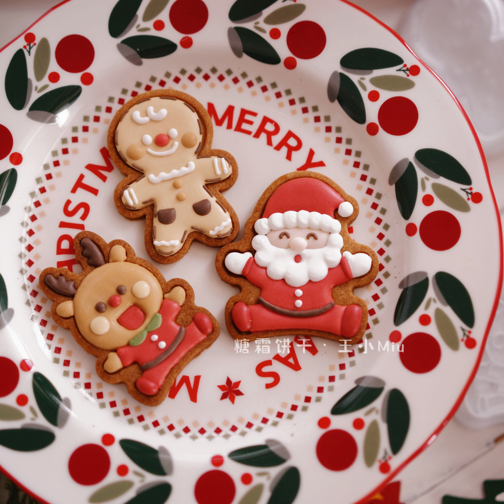 圣诞节原创卡通姜饼人饼干模具