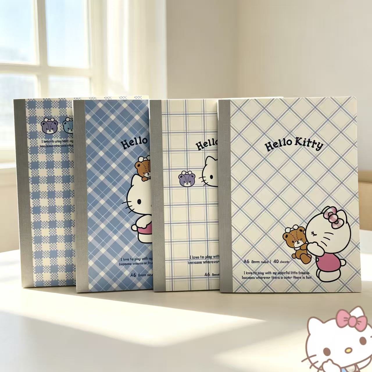 一正三丽鸥HelloKitty凯蒂猫卡通可爱A6笔记本记事本便携横线本