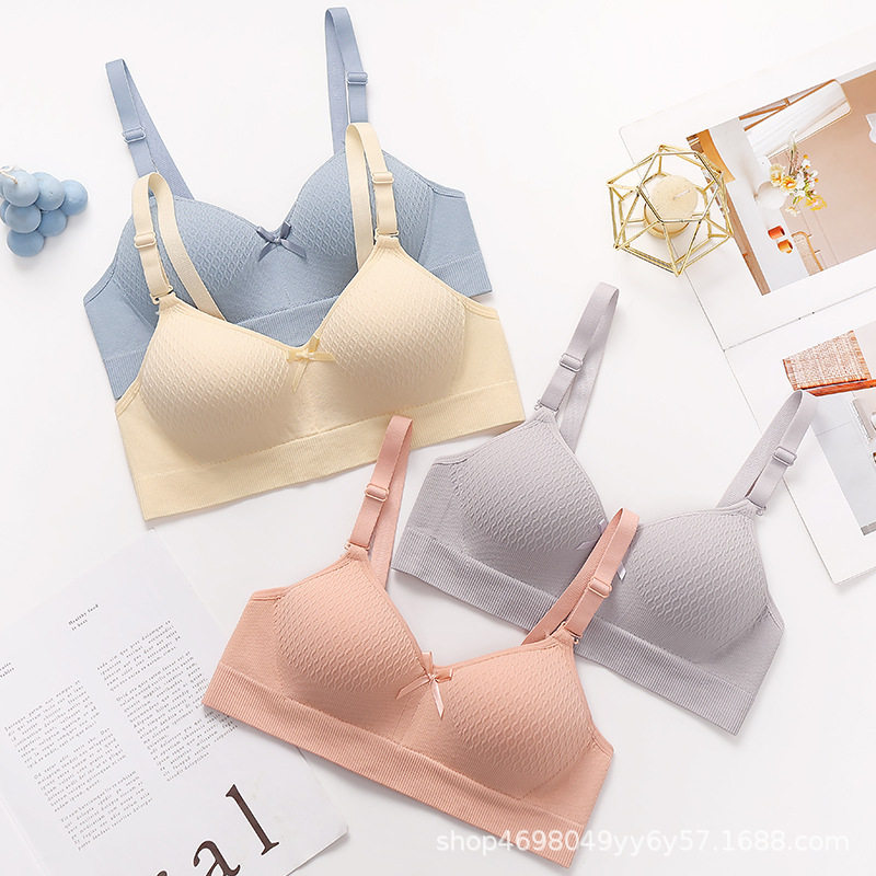 跨境大码运动透气内衣舒适薄款无钢圈聚拢上托调整型文胸胸罩