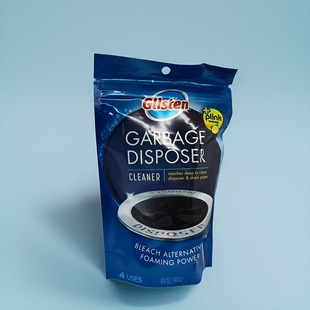 现货 美国进口Glisten 厨房垃圾厨余处理器清洁剂 除臭柠檬香泡沫