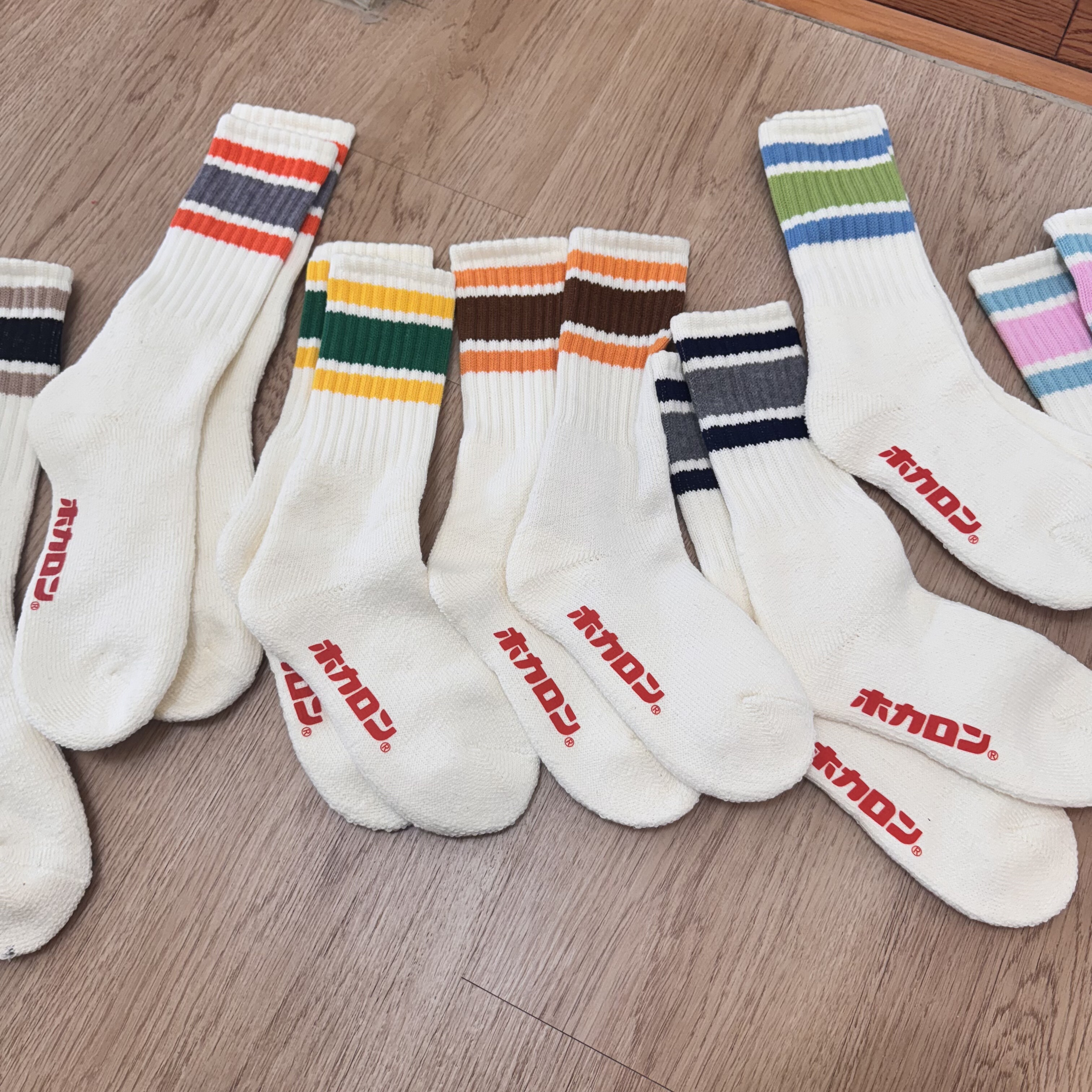 木村拓哉同款 日本秋冬毛巾底ins条纹运动毛圈袜中筒长袜男袜女袜