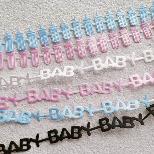 超声波压花baby奶瓶丝带DIY材料