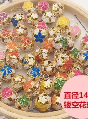 diy毫米景泰蓝铃铛和风步摇发饰