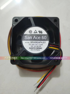 原装 24V0.24A4线PWM散热风扇6CM变频器设备风机 三洋9RH0624P4J01