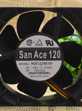 San Ace 山洋 全新原装 9G1224E101风扇 12038 印刷风机 24v