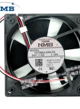 12738KA-24N-FA 原装NMB 127MM 24V 1.18A 变频器多平台散热风扇