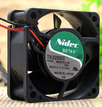 原装 NIDEC TA225DC M34313-16 24V 0.16A 6CM 6025 变频器风扇