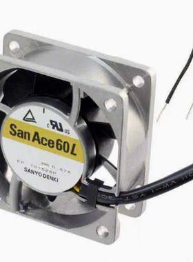 三洋Sanyo SanAce60L 9LG0624P4S001 24V 4线 金属外框变频器风扇