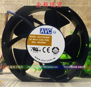 DATC1551B8F 原装 172 AVC 150 3.25A 正品 51大风量进口风扇 DC48V