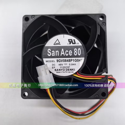 原装三洋 9GV0848P1G041 DC48V 0.84A 8038 散热风扇80X80MM
