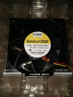 三洋 9WV1224P1H001 12038 24V 12cm 铝框 发那科数控变频器风扇