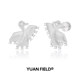 买手店 Yuan Field 胡可 羽叶系列 逐光鸟耳环