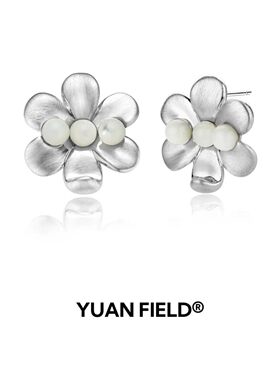 胡可的买手店 Yuan Field 生长系列 并蒂花耳环