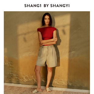 胡可的买手店 SHANG1 BY SHANGYI斜肩修身打底