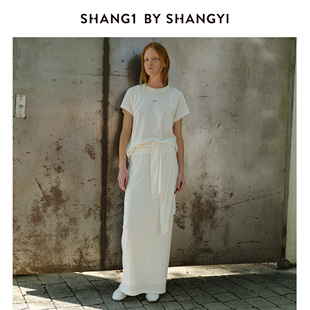 胡可的买手店 SHANG1 BY SHANGYI肩部造型T恤
