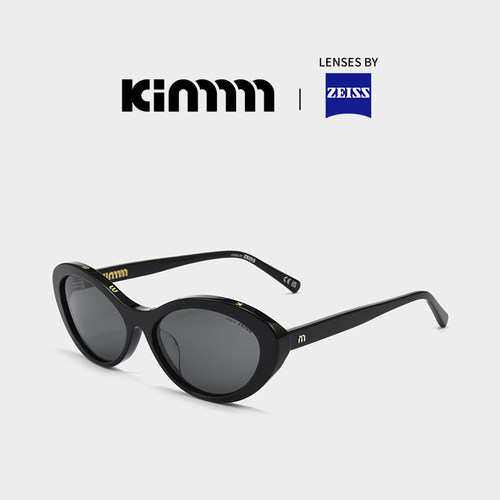 胡可的买手店 Kimmmm猫眼板材时尚拼色太阳镜女慵懒风墨镜CINCIN