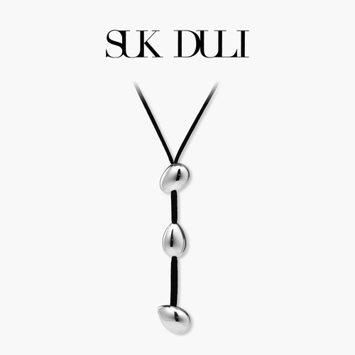 胡可的买手店 SUKDULI苏克都哩屿间水滴项链原创设计新款情侣