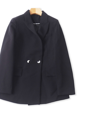 EE4891时尚通勤风女士西装新款翻领修身显瘦气质百搭OL风外套