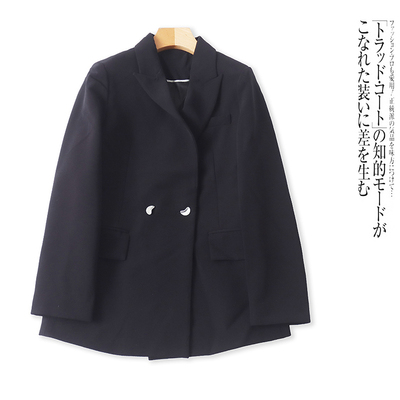 EE4891时尚通勤风女士西装新款翻领修身显瘦气质百搭OL风外套